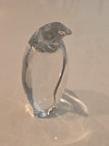 Dansk International Lead Crystal Glass Penguin Paperweight