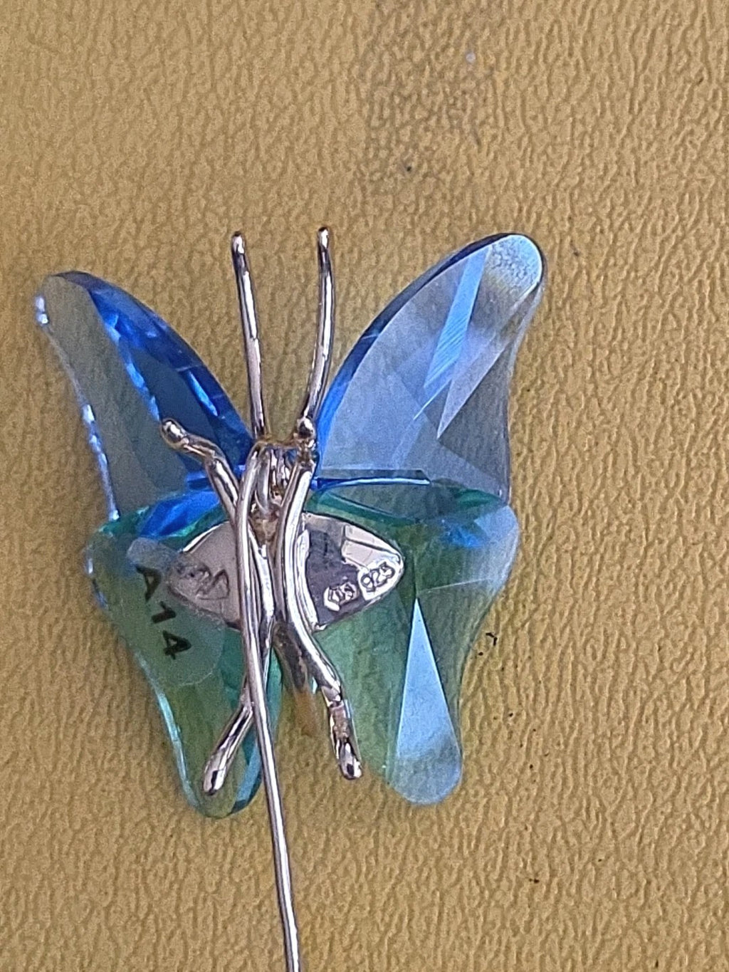 Swarovski Figurine Crystal Paradise Butterfly AMBUR TURQUOISE