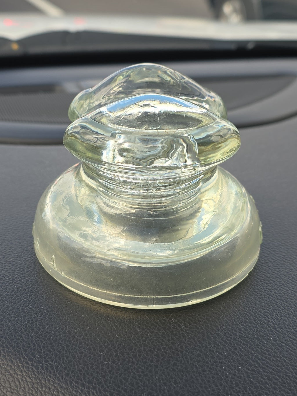 Vintage Hemingray D512 Glass Insulator Made In USA.