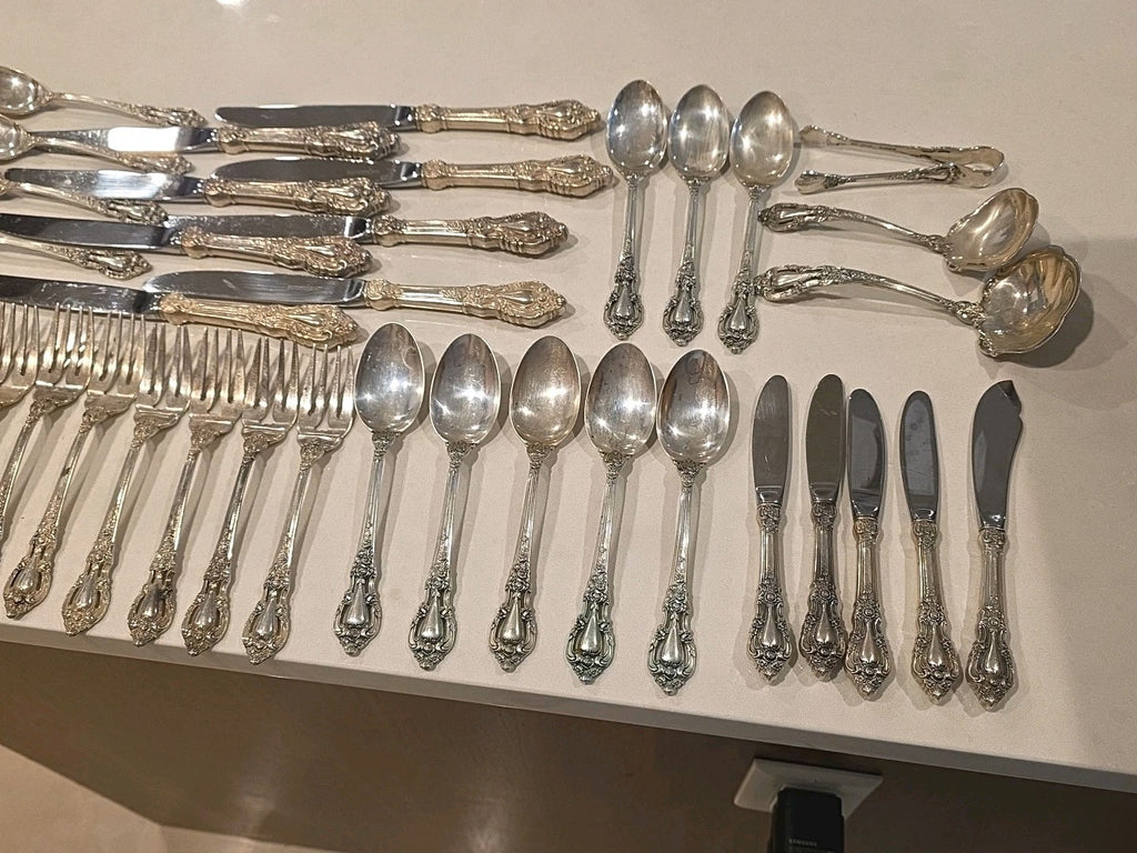 Eloquence by Lunt Sterling Silver Flatware Service Set 48 Pieces