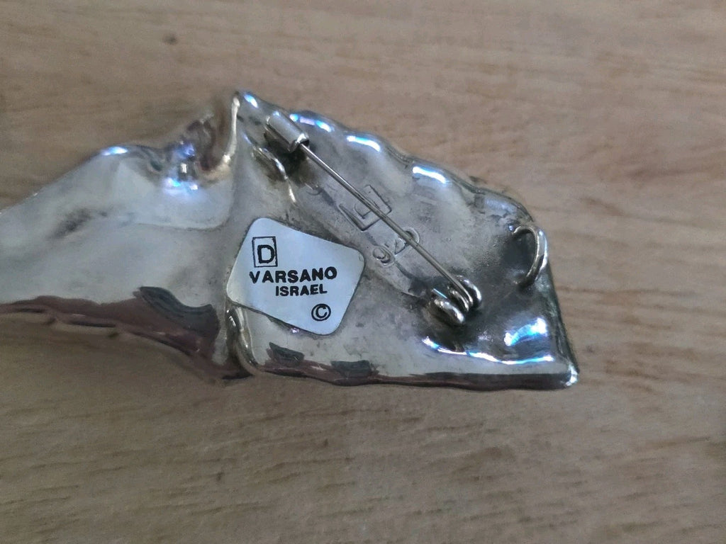 Vintage David Varsano 925 Sterling Electroform Modernest Brooch