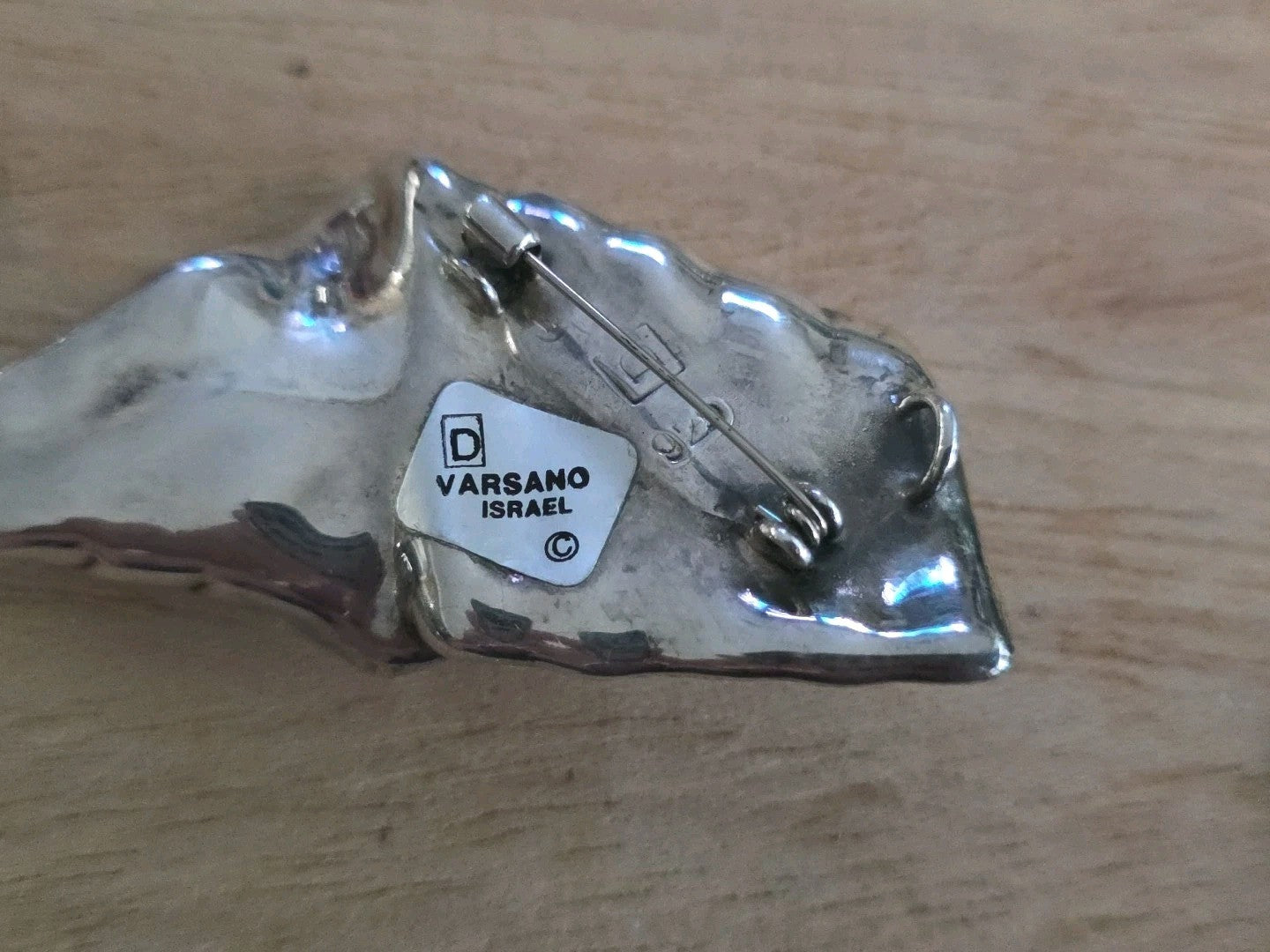 Vintage David Varsano 925 Sterling Electroform Modernest Brooch