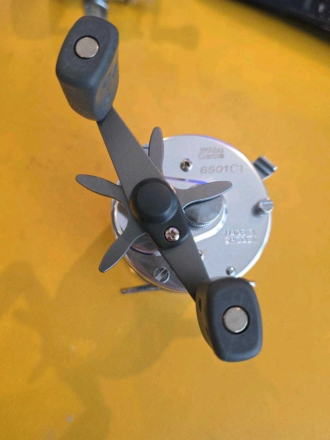 Abu Garcia Ambassadeur 6501C3 Baitcaster Left Hand Retrieve Made Sweden Clicker