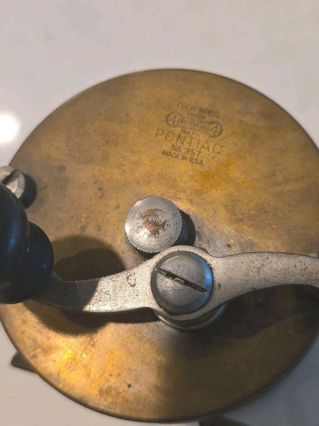 Rare Brass Four Brothers  Pontiac  No 357 Reel