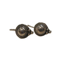 Vintage TAXCO ATI Dome Sterling Silver Button Earrings