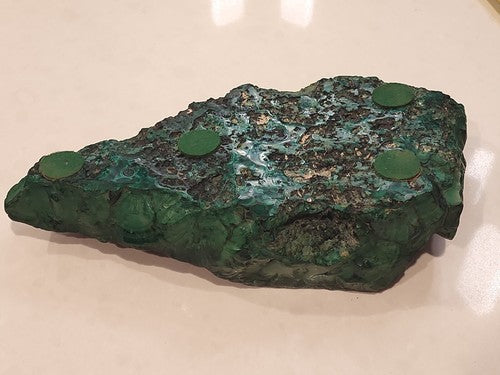 Chrysocolla Malachite Polished Rock Stone Slab 5lb 12oz Piece