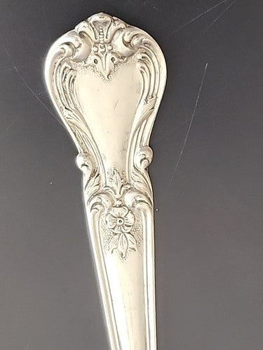 VINTAGE STERLING BACON FORK/ SERVER BY WEIDLICH in ANCESTRY PATTERN