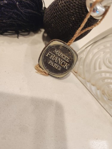 MARCEL FRANCK PERFUME BOTTLE ATOMAIZER PARIS FRANCE original Tag