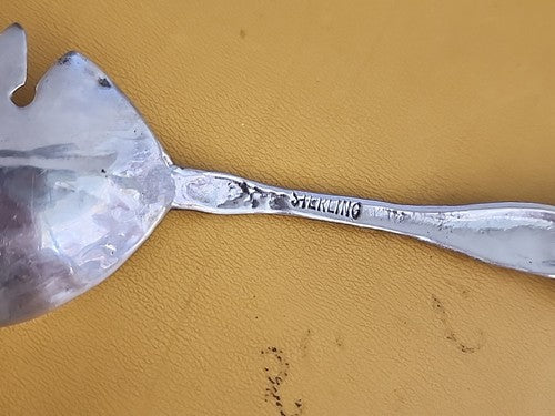 Antique Sterling Silver Macaroni Server 9 1/2"