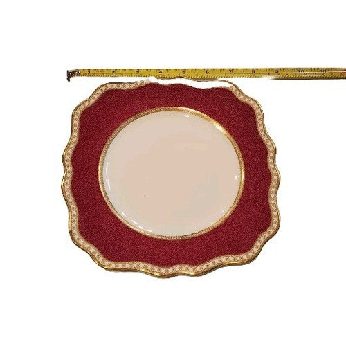 Wedgwood W1813 Ulander Powder Ruby  8" Square Plate England 1 Available