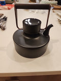 Teapot Black Matte Porcelain Tapio Wirkkala By Rosenthal Pot Vintage Mid century
