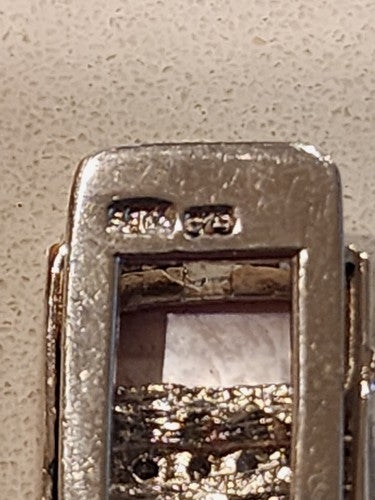Beautiful SETA Sterling Silver 925 CZ Diamond Bracelet & Pendant
