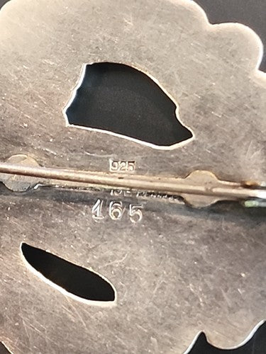 Georg Jensen Sterling Silver Dove Brooch #165.