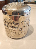 5" Italian 800 Silver Canister/Tea Caddy 250g 5"