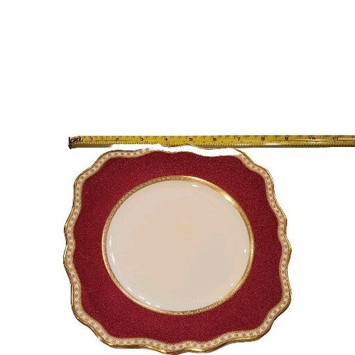 Wedgwood W1813 Ulander Powder Ruby  8" Square Plate England 1 Available