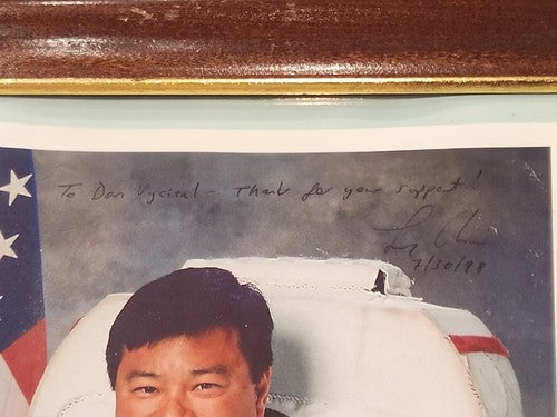 Leroy Chiao Personally Signed Autographed 8X10 NASA Photo