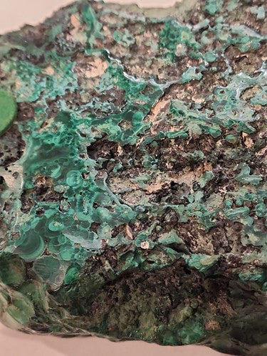 Chrysocolla Malachite Polished Rock Stone Slab 5lb 12oz Piece