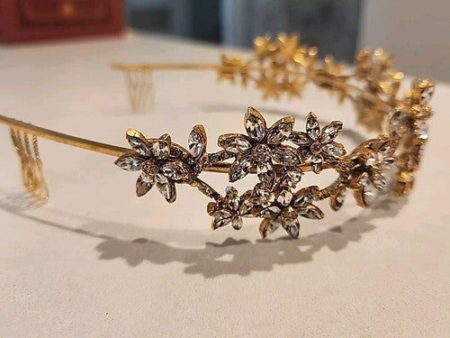Vintage Misu Tierra With Rhinestones in Bronze
