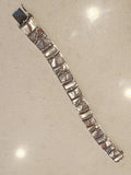 Beautiful SETA Sterling Silver 925 CZ Diamond Bracelet & Pendant