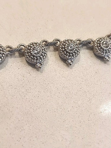 Judith Ripka Sterling Silver Diamonique Dew Drop 18" Necklace