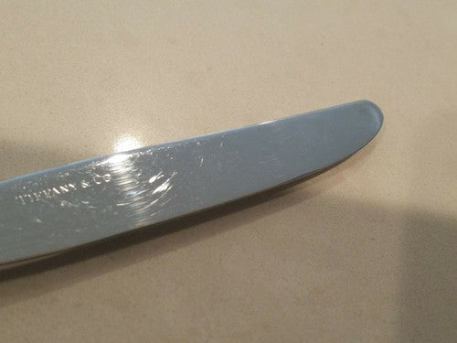 Cordis Sterling Silver by Tiffany individual Luncheon Knife 9", gently used