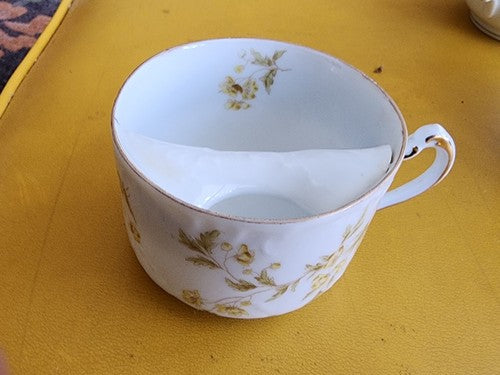 Haviland Limoges Antique Mustache Cup