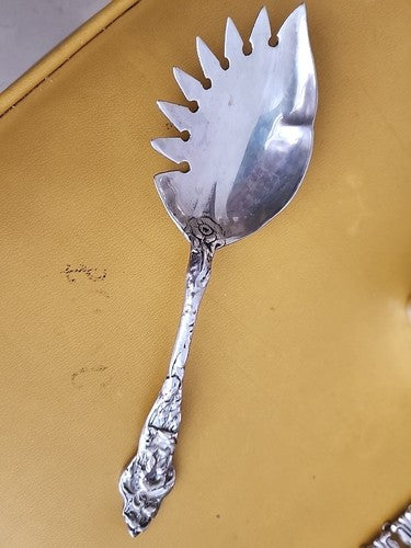 Antique Sterling Silver Macaroni Server 9 1/2"