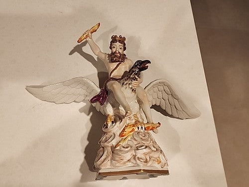 Rare Chelsea House  GANYMEDE RIDING  VENUS Figurine 11"x13"