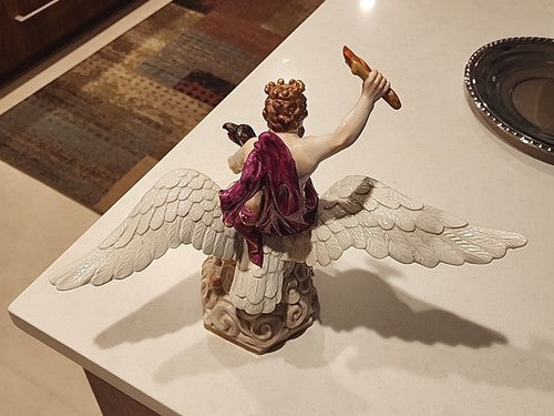 Rare Chelsea House  GANYMEDE RIDING  VENUS Figurine 11"x13"