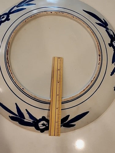 Antique 19th Century Japanese Imari Hand Painted Charger Plate 12"