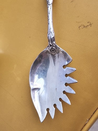 Antique Sterling Silver Macaroni Server 9 1/2"