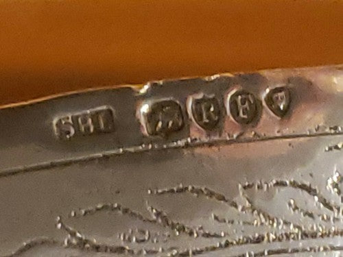 Exquisite Antique Sterling Silver St. John Spoon England Samuel Boyce Landeck 9"