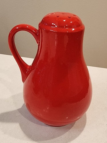 Vintage Chinese Red Hall China Pepper Shaker