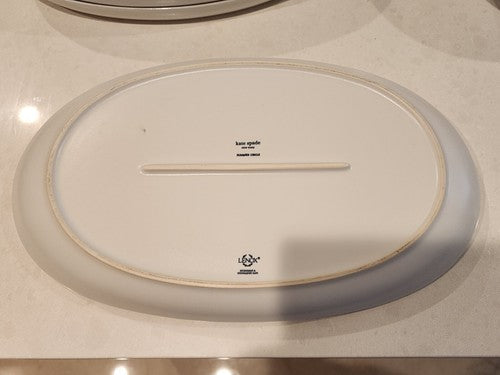 Lenox China Summer Circle Kate Spade 15" OVAL Platter