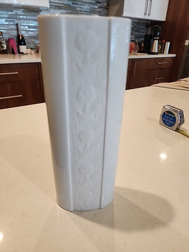 Studio Rosenthal Magic Flute Bjorn Wiinblad White Porcelain 8 1/2"  Vase Germany