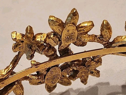 Vintage Misu Tierra With Rhinestones in Bronze