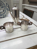 William Spratling Sterling Silver Tea Coffee Espresso Hot Coco Pot Set modernist