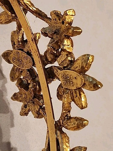 Vintage Misu Tierra With Rhinestones in Bronze