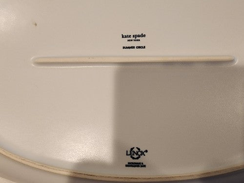 Lenox China Summer Circle Kate Spade 15" OVAL Platter