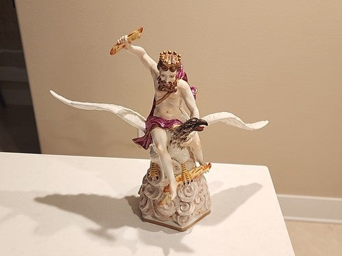 Rare Chelsea House  GANYMEDE RIDING  VENUS Figurine 11"x13"