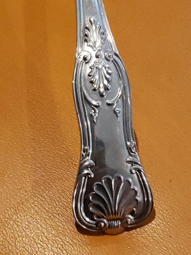 Antique  Sterling Silver 12" Kings Pattern Ladel Sheffield Joseph Rodgers