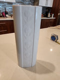 Studio Rosenthal Magic Flute Bjorn Wiinblad White Porcelain 8 1/2"  Vase Germany
