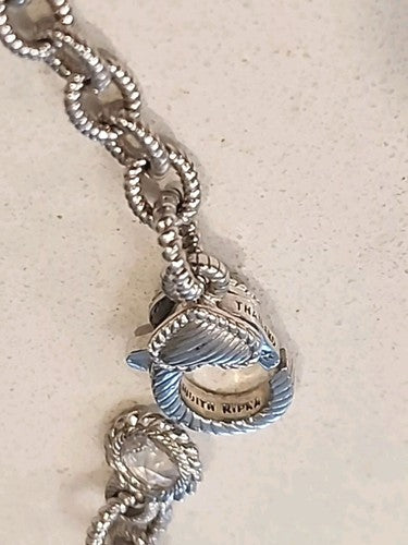 Judith Ripka Sterling Silver Diamonique Dew Drop 18" Necklace