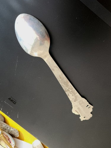 Sterling Children Spoon Shepherdess & Chimney Sweep Horsen Solvvarefabrik