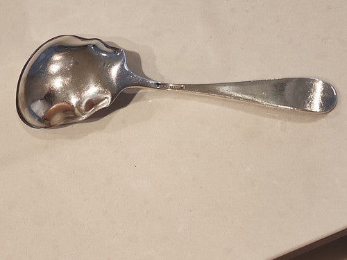 8" STERLING CHASED BERRY SPOON STIEFF "ROSE"