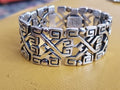 Taxco 925 Silver Bracelet Fuentes Modernist Style