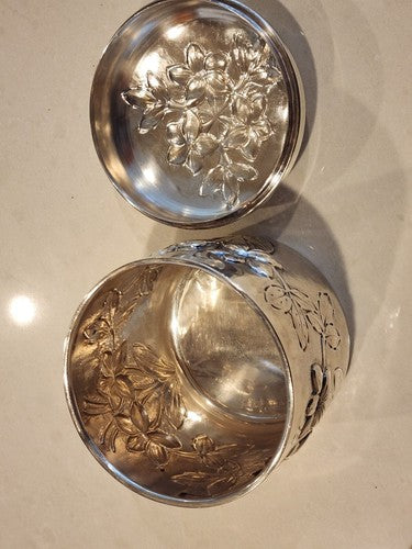 5" Italian 800 Silver Canister/Tea Caddy 250g 5"
