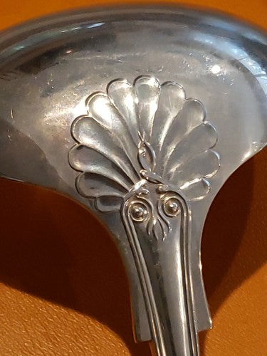 Antique  Sterling Silver 12" Kings Pattern Ladel Sheffield Joseph Rodgers