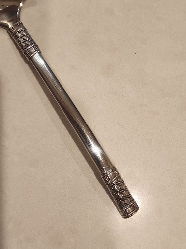 Wallace Sterling Aegean Weave Gravy Ladle 6 1/2" No Monogram