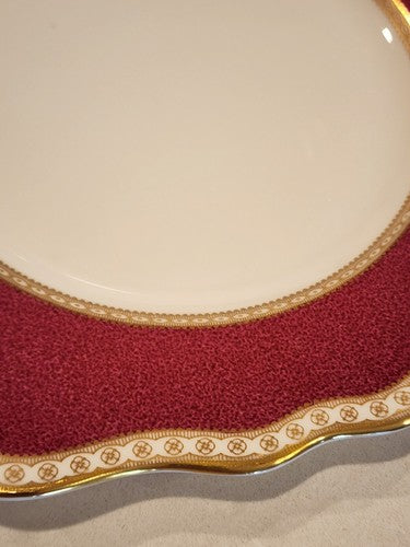 Wedgwood W1813 Ulander Powder Ruby  8" Square Plate England 1 Available